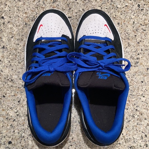 Nike SB Force 58 Black Photon Dust Sport Royal CZ2959002 Size 8.5 - Picture 5 of 11